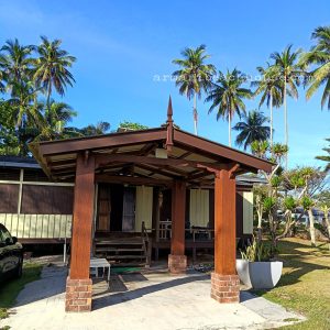 Beach House Main Entrance @ Armani Beach house Kuala Terengganu