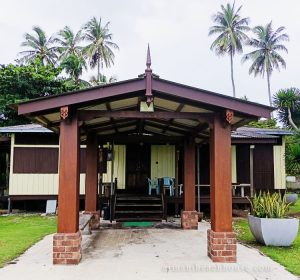 Beach House Main Entrance @ Armani Beach house Kuala Terengganu